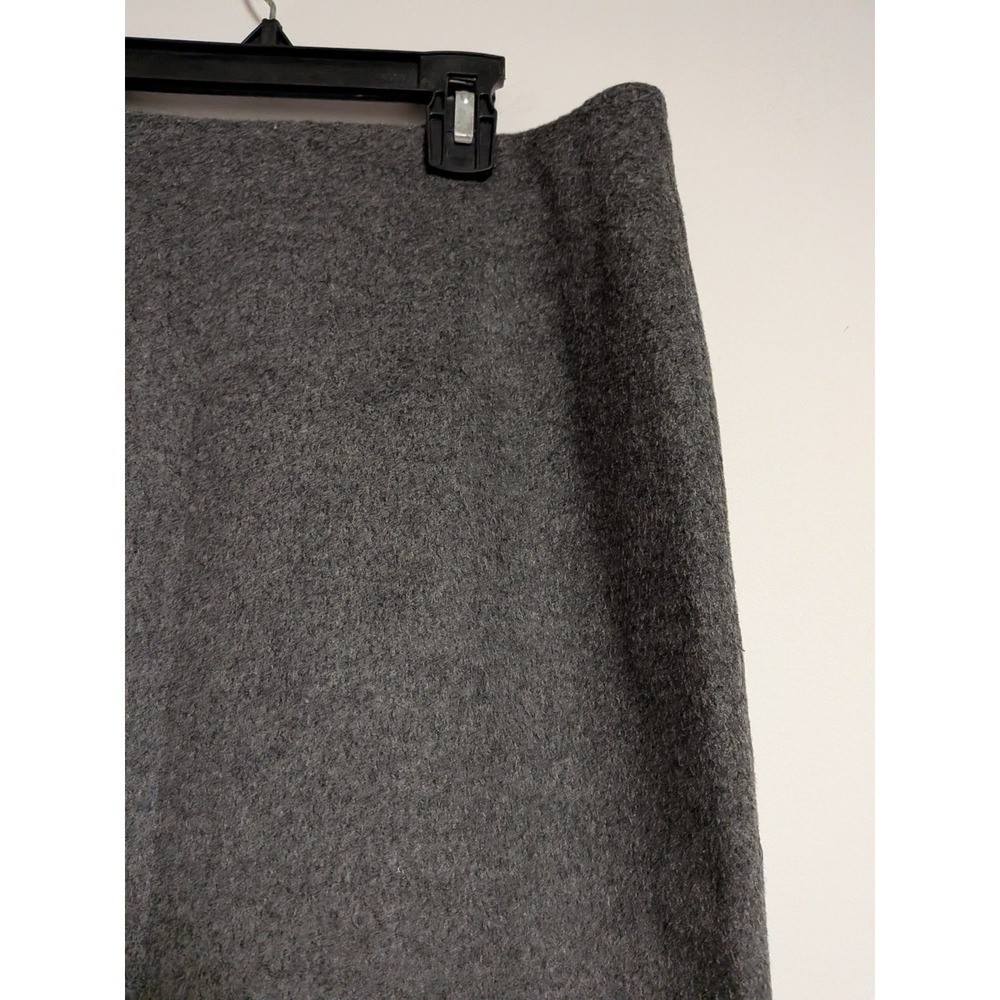 Les Copains Grey Virgin Wool Cashmere Blend Pencil Skirt Made in Italy Size 40 - Picture 9 of 14